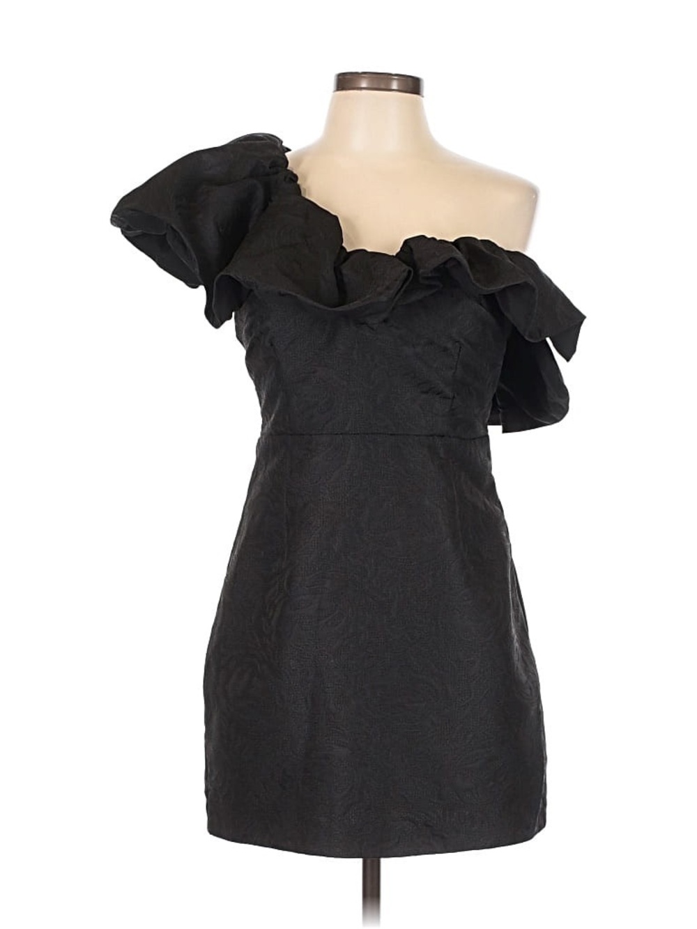 DO+BE Black One Shoulder Cocktail Dress